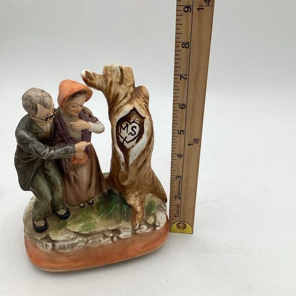 Vintage Sankyo Elderly Couple Music Box Japan 1970s Handmade - Picture 5 of 9